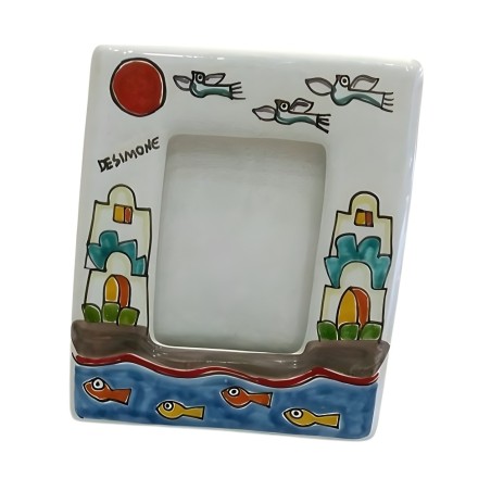 Cornice portafoto Dammusi 16x19 cm PF06DA ceramiche de simone Cornice portafoto Dammusi 16x19 cm PF06DA ceramiche de simone